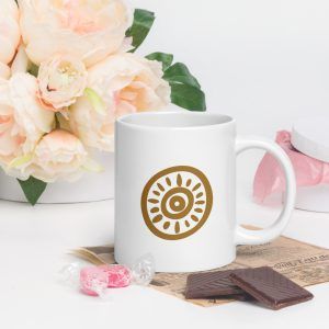 Taza blanca Leonas
